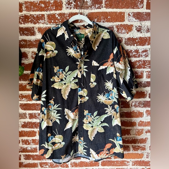 David Taylor Collection Hawaiian button down - Picture 1 of 8